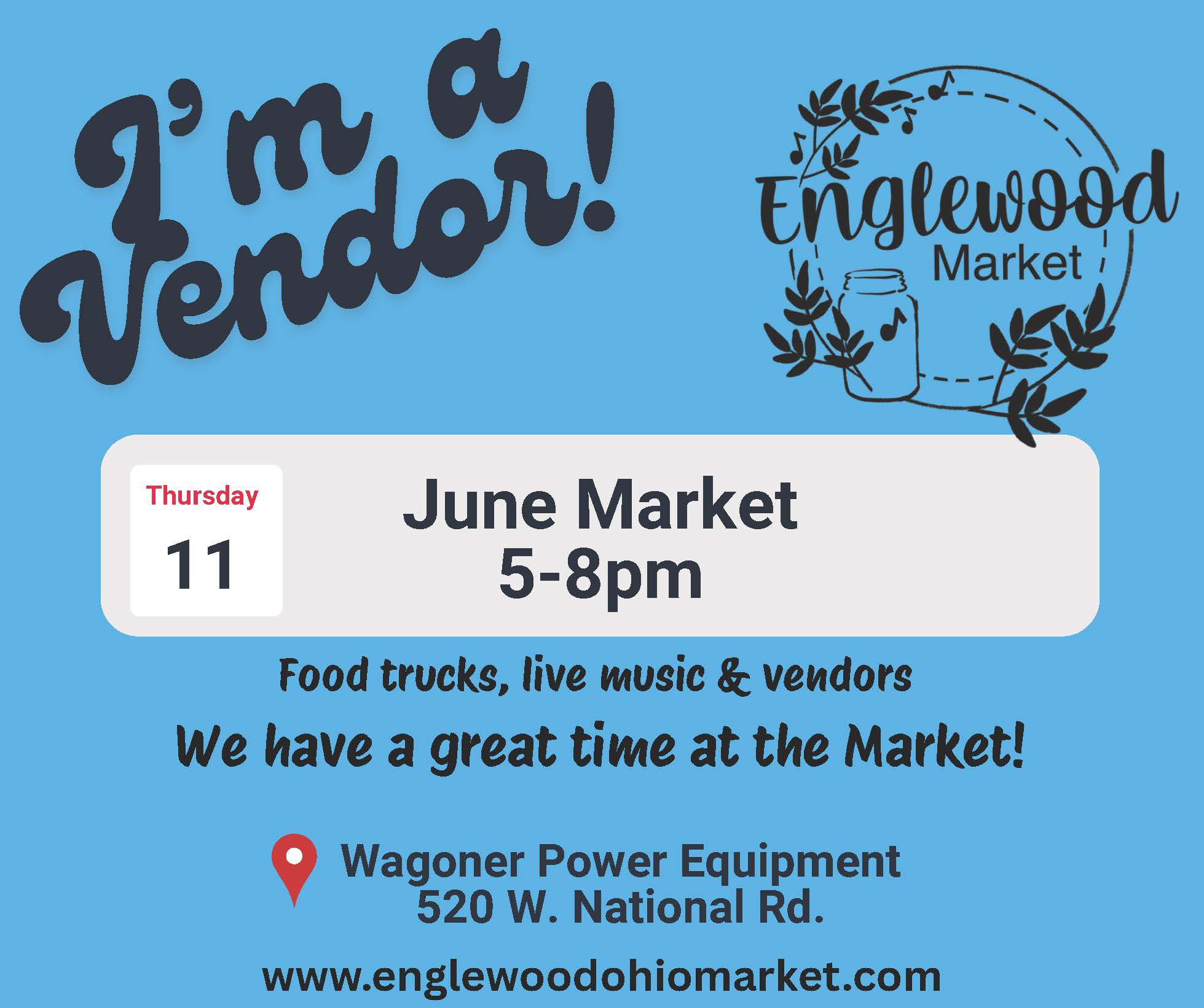 I’m a Vendor!- June 2026